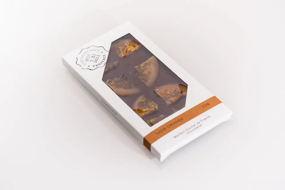 hawecker-les-tablettes-chocolat-noir-orange-70-tablette-85-g image 1