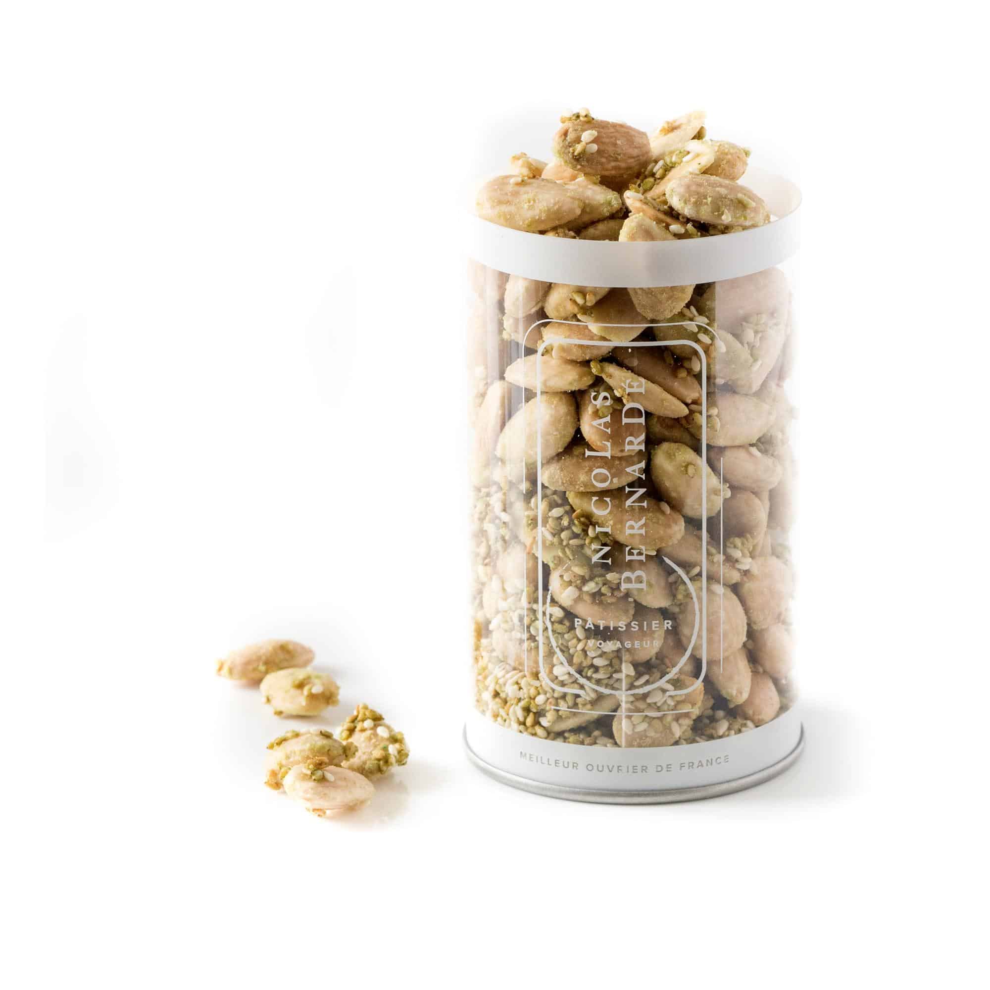 nicolas-bernard-picerie-amandes-s-same-wasabi-150g image 1