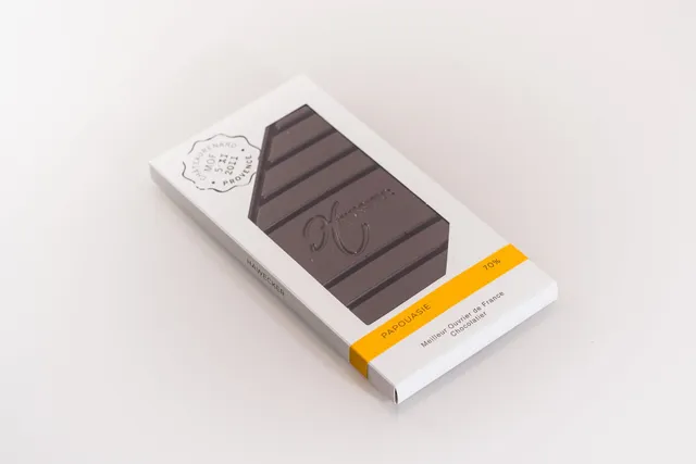 hawecker-papouasie-70-tablette-chocolat-noir-85-g image 1