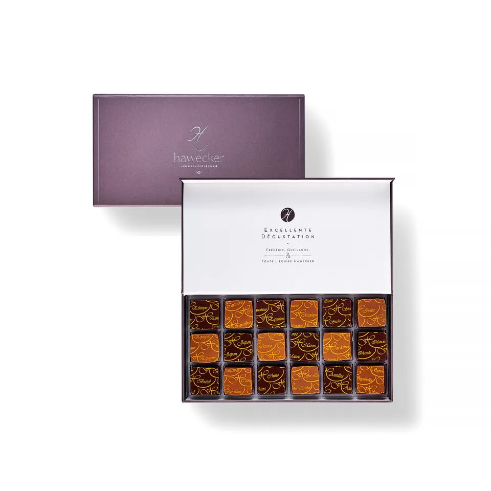 hawecker-le-voyage-en-chocolat-coffret-chocolats-assortis image 1