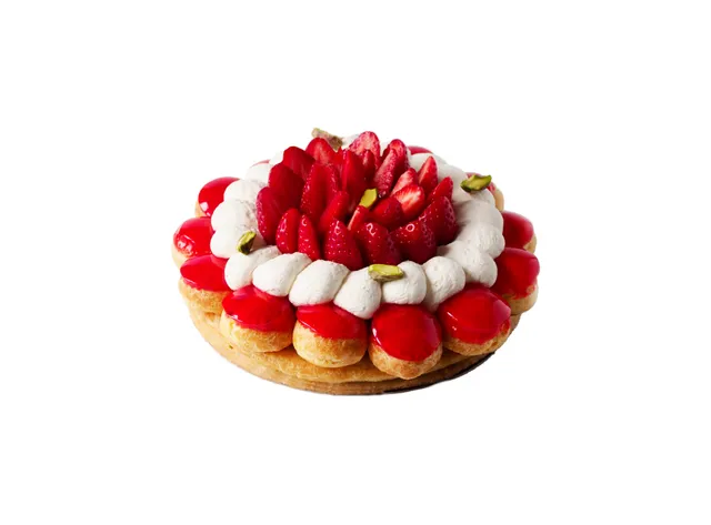 nicolas-bernard-saint-honor-pistache-et-fraise-p-tisserie-de-saison image 1